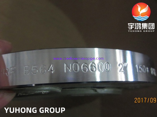 ASTM B564 Inconel 600 / UNS N06600 فلنج گردن جوش نکل آلیاژ فولاد