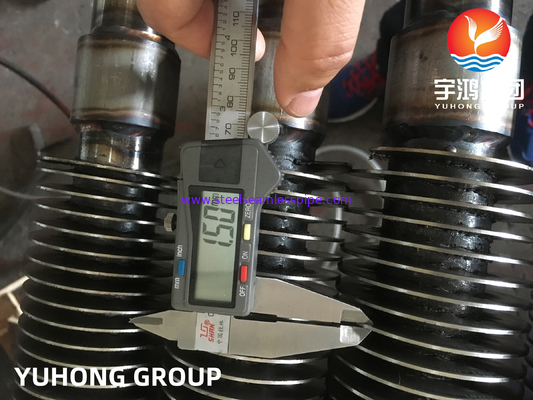 ASME SA 213 T12 SMLS فولاد ضد زنگ FIN TUBE AL+FIN HFW Finned Tube