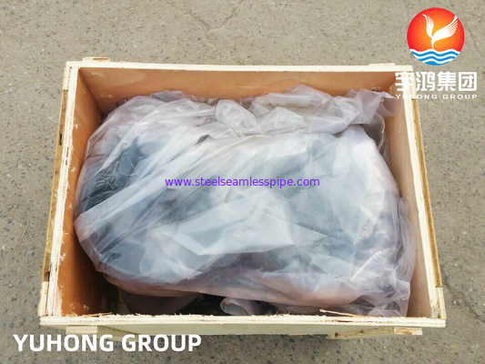 ASTM A234 WP11 برابر تی ، فولاد کربن بُت-سوئید فیتینگ، رنگ سیاه ضد زنگ