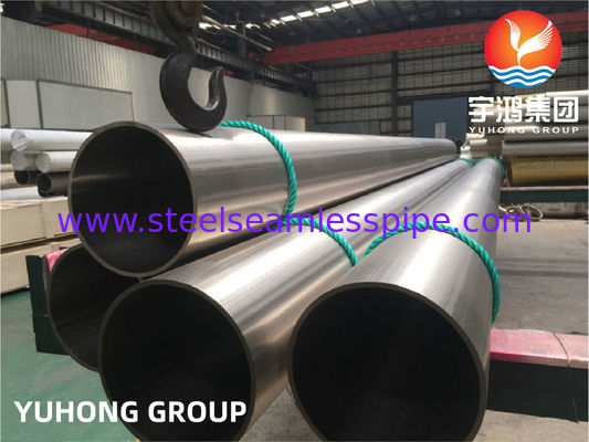 ASTM B165 مونل 400 لوله بدون درز لوله آلیاژ نیکل مقاوم در برابر خوردگی مقاومت در برابر دمای بالا برای مهندسی دریایی