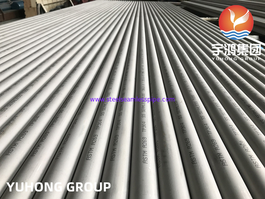 لوله های بدون درز فولاد ضد زنگ ASTM A269 TP304 TP304L برای دیگ بخار