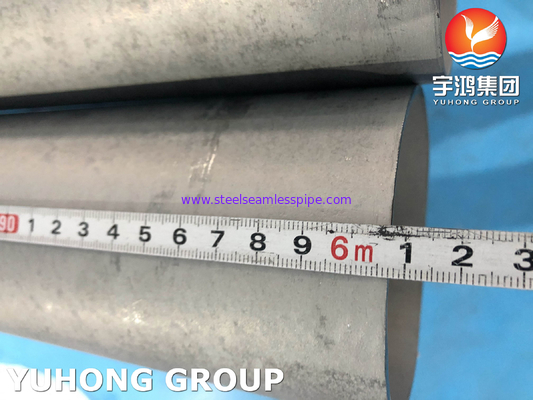ASTM A789 UNS S32205 لوله های فولادی ضد زنگ دو طرفه بدون درز برای ترشح آب دریا