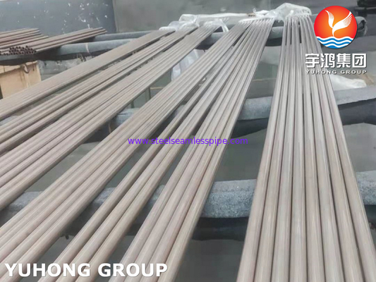 ASTM B111 C70600 لوله نیکل مس، CuNi 90/10 لوله مبادله گرما