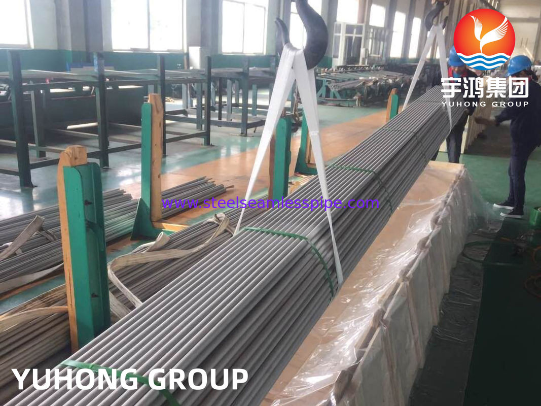 لوله بدون درز فولاد ضد زنگ ASTM A 213 TP304/304L ، TP316L ، TP310S ، TP316Ti ، TP321/321H ، TP347 ، TP317 استحکام بالا برای کاربرد مبدل حرارتی ، گرمایش و دیگ بخار