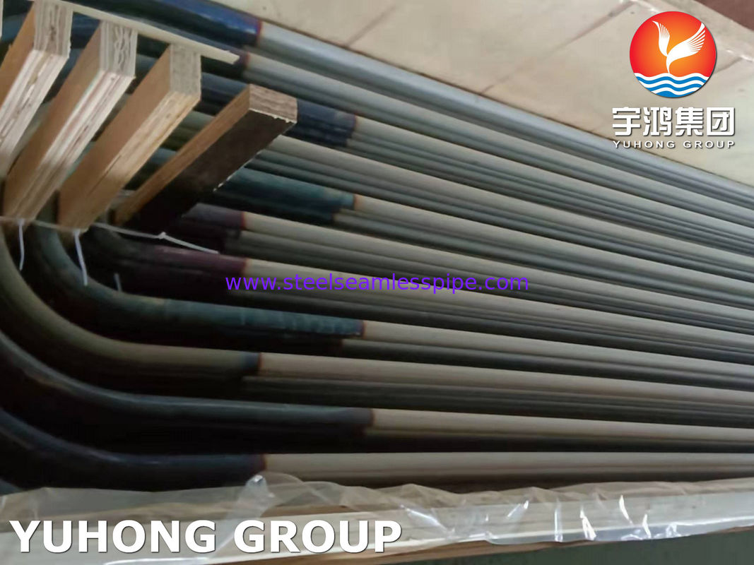 ASTM A213 TP317L فولاد ضد زنگ لوله U Bend لوله مبادله گرما 100٪ ET