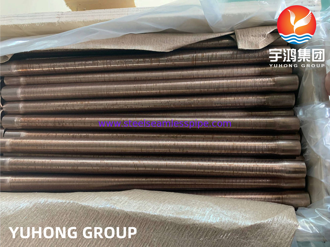 ASTM B111 C70600 Cu-Ni 90/10 لوله کم بال برای سیستم های گرمایش کاندنسر