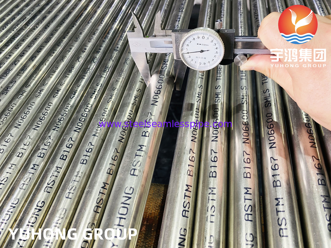 رآکتور هسته ای لوله استفاده شده ASTM B167 Inconel 600 / UNS N06600 نوع بدون درز