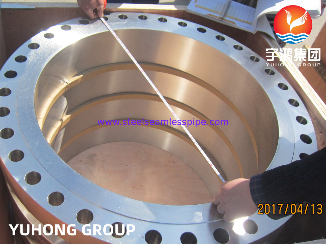 فلنج بدنه ای از فولاد دوگانه، ASTM A182 درجه F51 (UNS S31803) ، مناسب برای محیط های خوردگی