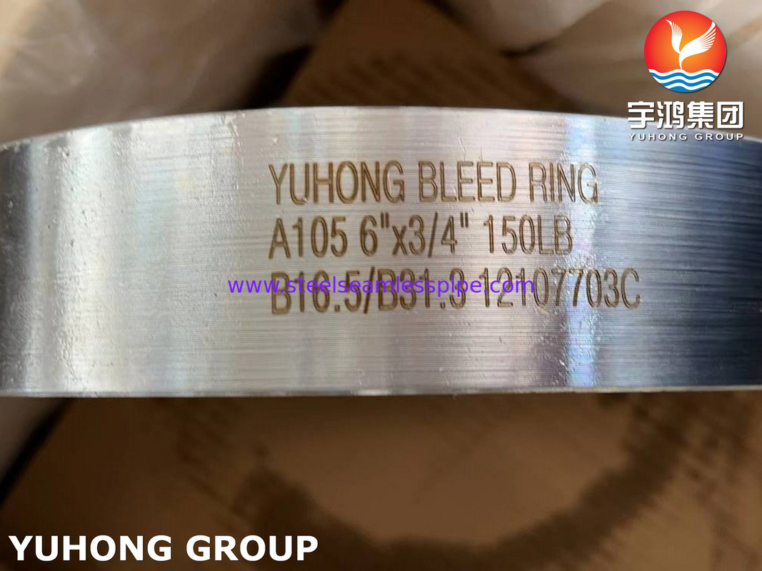 ASTM A105 CARBON STEEL FLEED RING برای فلنج های دهانه ای