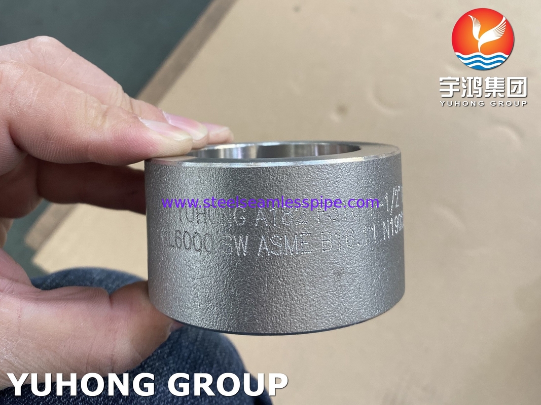 ASTM A182 F316 کوپلینگ فورجی اتصالات B16.11 سیستم آب خنک کننده گاز نفتی