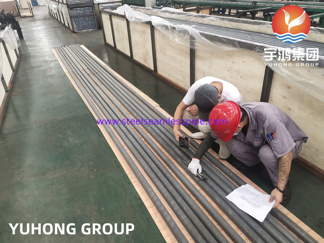 ASTM A213 TP304 لوله Fin Extruded برای صنایع نفتی و صنعت مبادله گرما لوله خنک کننده هوا