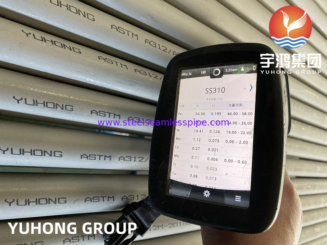 ASME SA2312 TP310S | ASTM A312 TP310S TP310H لوله فولادی ضد زنگ 310S 310MoLN برای صنایع نفت و گاز