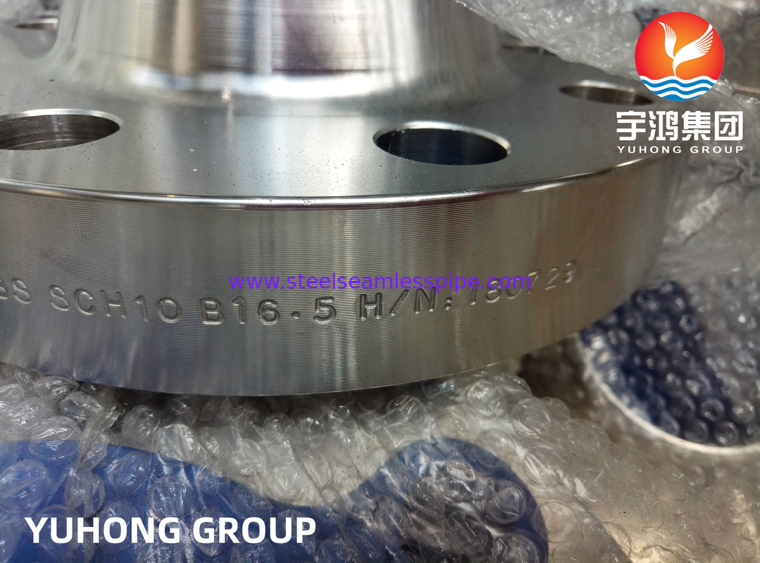 ASTM A182 F347، UNS S34700 فلنج گردن جوشکاری فولاد ضد زنگ، صورت بالا، ASME B16.5