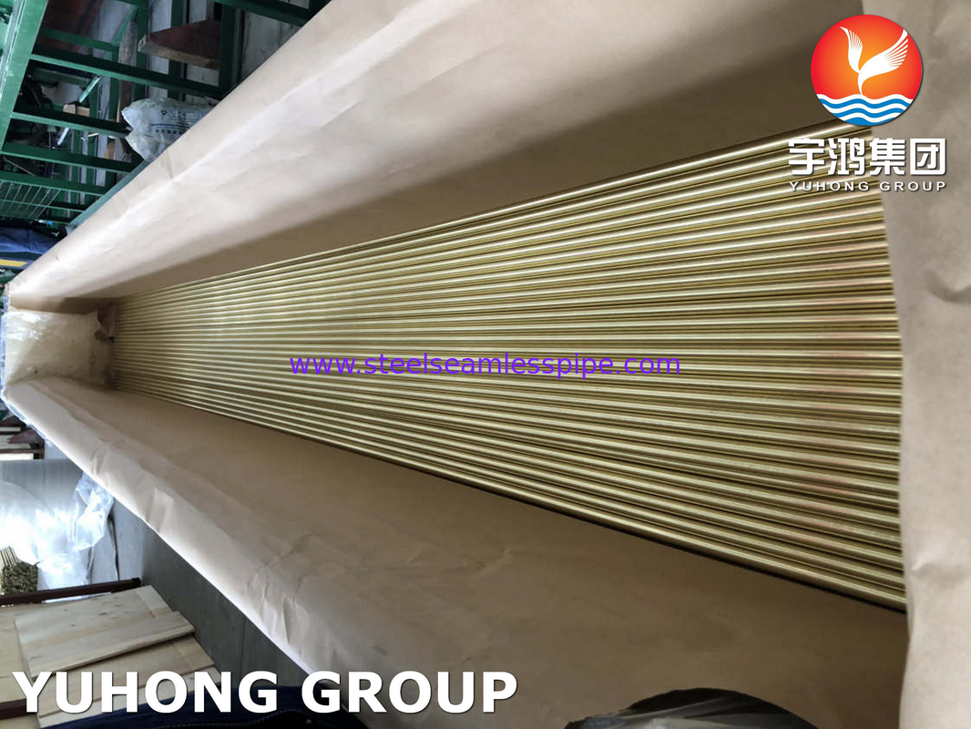 لوله بدون درز آلیاژ مس لوله مس Admiralty ASTM B111 C44300 C71500 C68700 کاربرد مبادله گرما