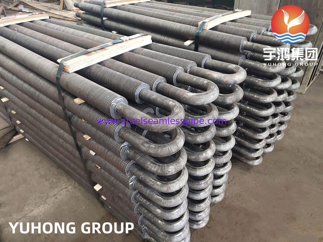 لوله U پره دار اکسترود شده ASTM A179 AL برای مبدل حرارتی و خشک کردن