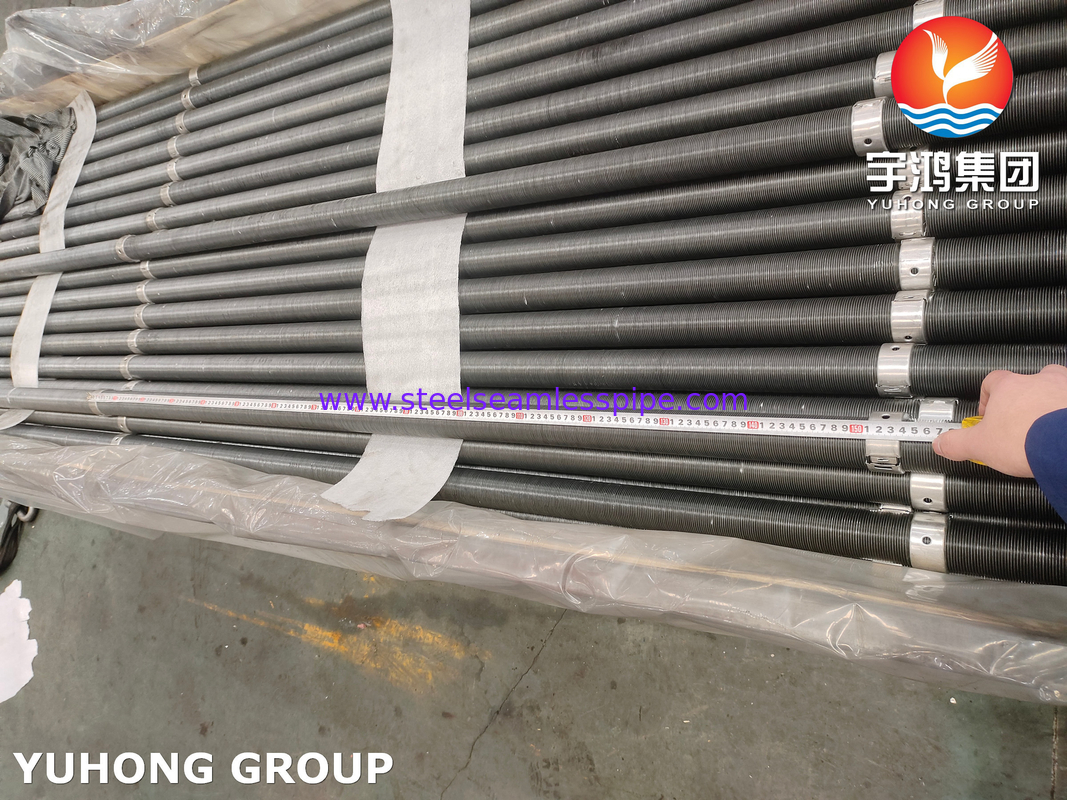 فولاد کربن آلومینیوم A1060 Sprial G لوله های فلزی برای استفاده صنعتی ECT در دسترس