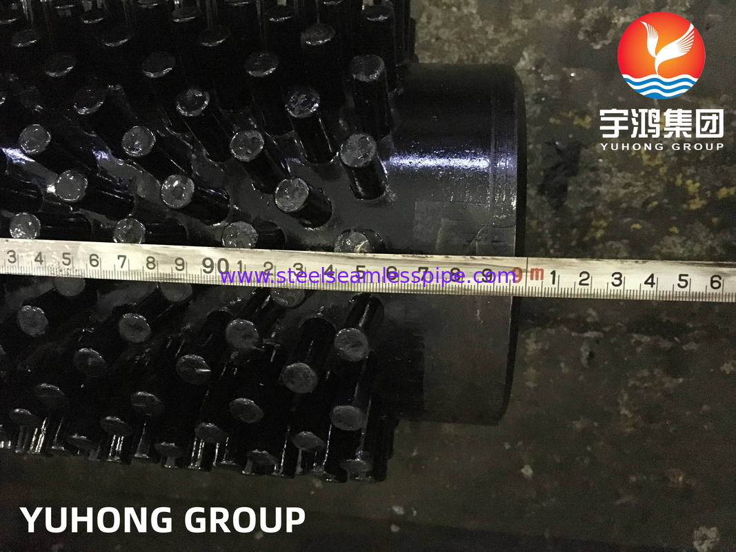 لوله های پره جامد حلزونی با جوش فرکانس بالا HFW ASTM A335 P9 Studded Tube