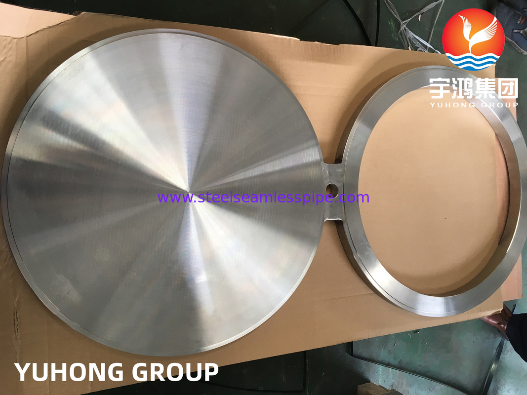 عینک کور ASTM A182/ASTM A240 F316L/SS316L، 8 شکل فلنج B16.48 برای خط لوله