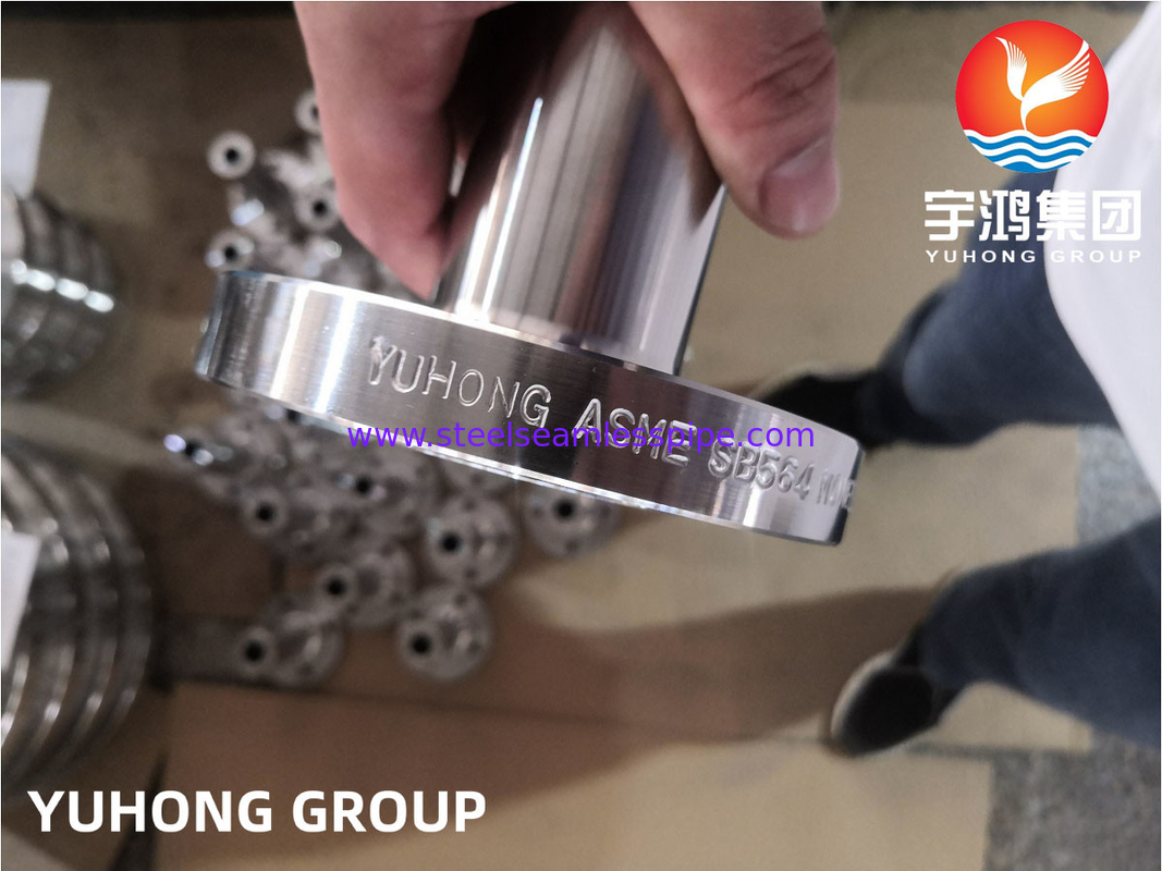 ASME SB564 Monel 400 (UNS N04400, 2.4360) فلنج گردن جوش بلند آلیاژ نیکل