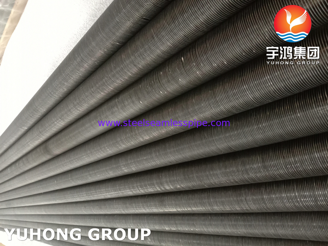 مواد پایه لوله های داخل نوع G ASME B163 مواد NO4400 آلومینیوم برای رادیاتور تبخیر دهنده مبادله گرما