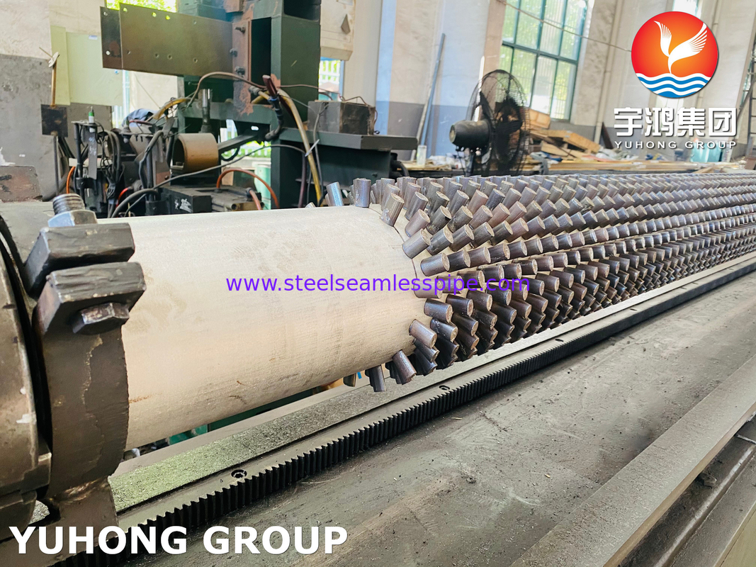 ASTM A335 P91 لوله با فولادی ضد زنگ لوله فیند برای کوره نفت