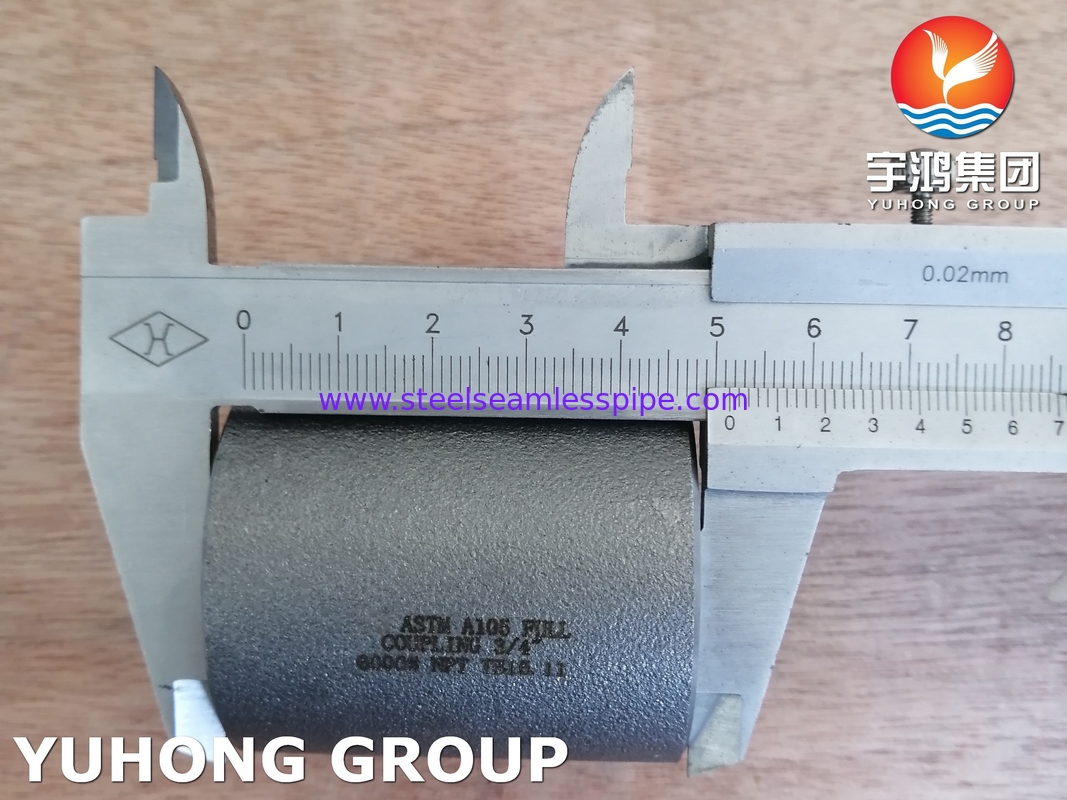 ASTM A105 فولاد کربن ساخته شده با اتصال کامل NPT 6000LBS B16.11 برای صنعت شیمیایی