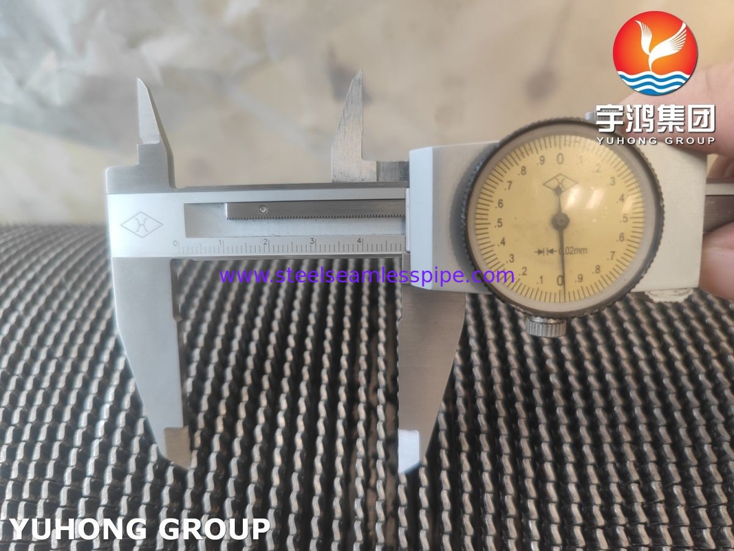 لوله پره دار جوش داده شده ASME SA312 TP347 HFW برای هیترهای حرارتی، مقاومت در برابر اکسیداسیون در دمای بالا