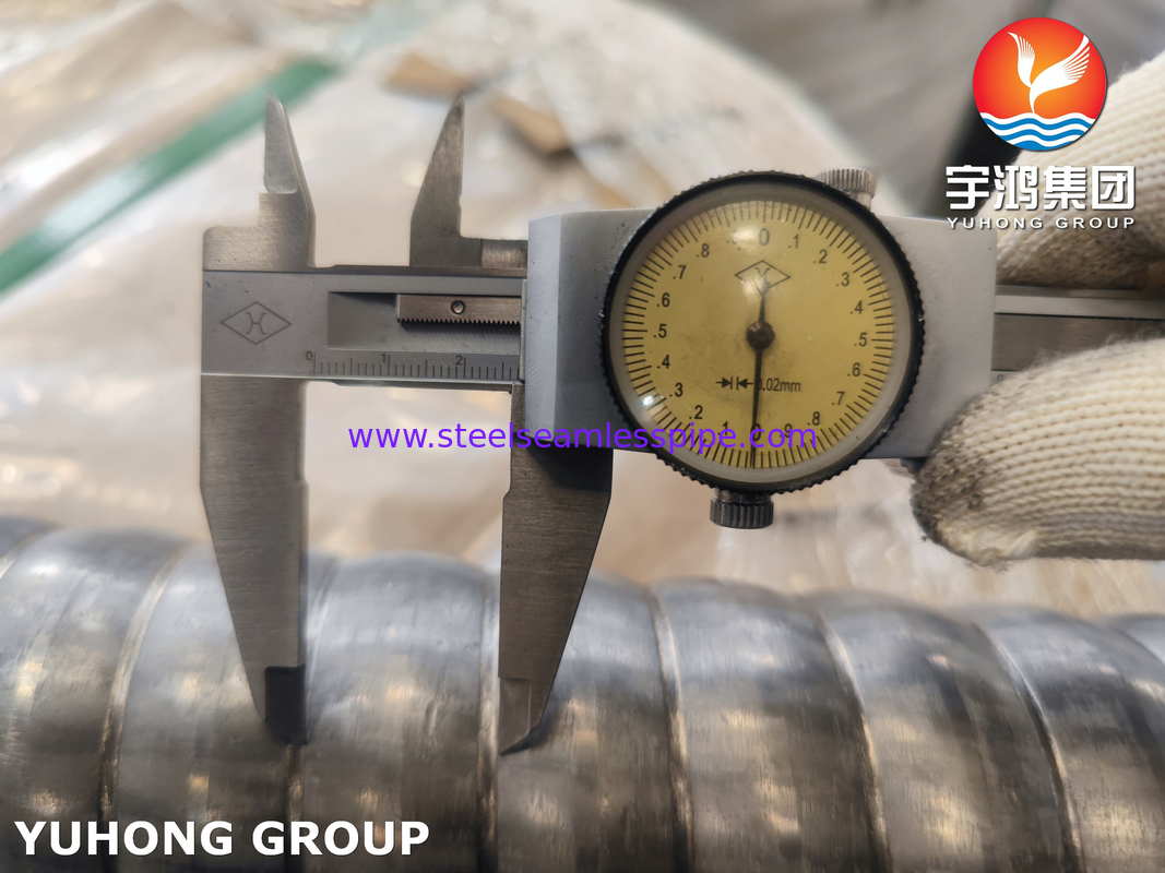 TP304 TP304L TP316 TP316L لوله های فلزی لوله دار فولاد ضد زنگ برای دستگاه های پیش گرم