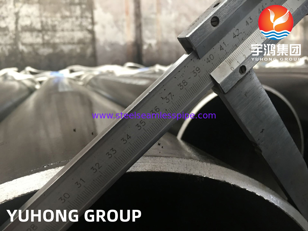 ASTM A106 Gr.B لوله فولاد کربن بدون درز O.D. 406.4MM برای کوره آتش