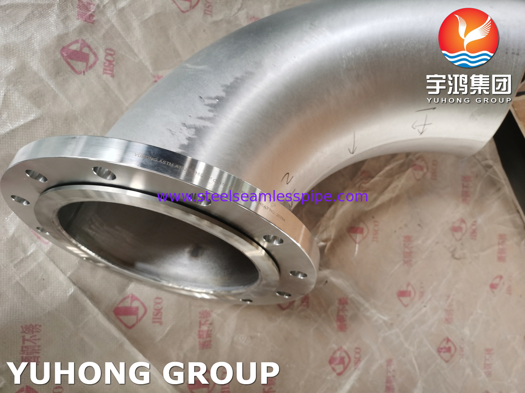 ASTM B363 Ti2 UNS R50400 3.7035 تیتانیوم آلیاژ فولاد Gr.2 بُت جوش لوله لوازم جانبی 90 درجه Lr آرنج برابر Tee