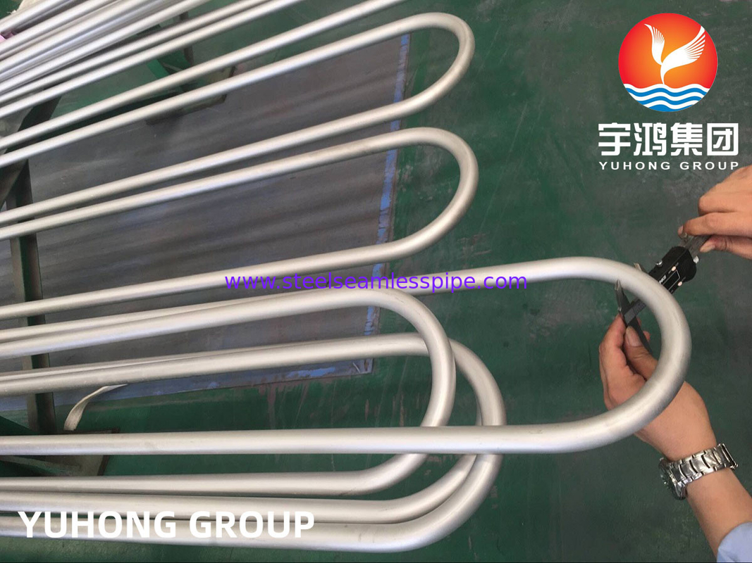 ASTM B444 Gr.2 INCONEL 625 لوله مبادله گرما بدون درز U Bend برای استفاده در مبادله گرما
