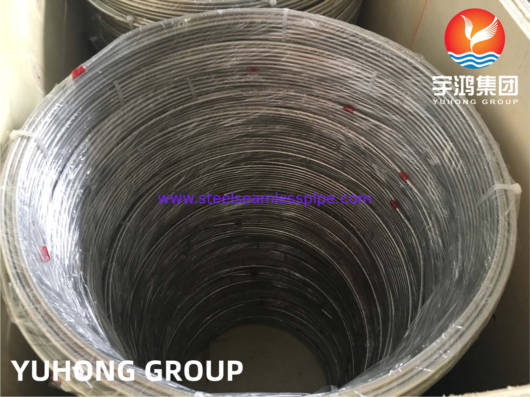 ASTM A269 TP316L لوله بی سیم فولاد ضد زنگ برای تهویه مطبوع و یخچال