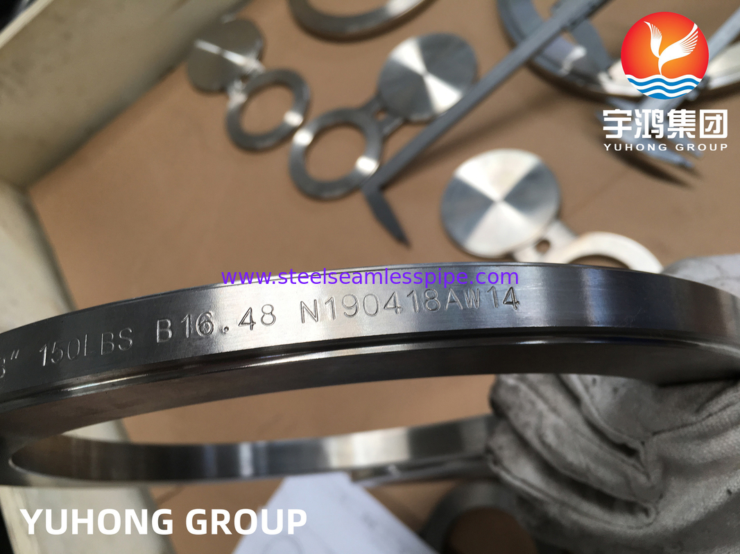 فلنج کور عینک، ASTM A182 F316L فلنج فولاد ضد زنگ شکل 8، RF ASME B16.48