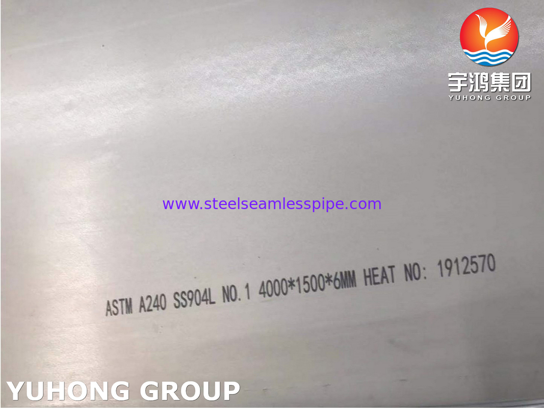 ASTM A240 صفحه فولاد ضد زنگ 904L با مقاومت بالا در برابر خوردگی تنش