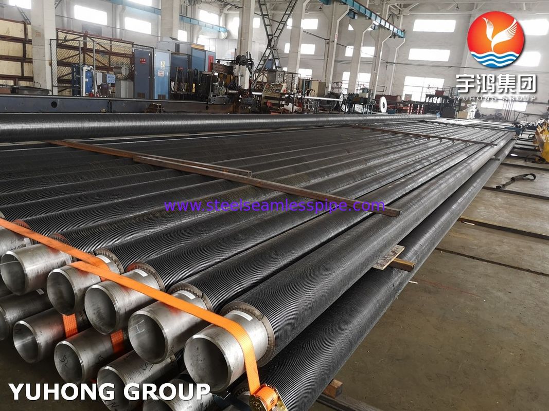 فولاد ضد زنگ HFW لوله جوش مارپیچی برای بهره وری حرارتی بالا و انتقال گرما فشرده