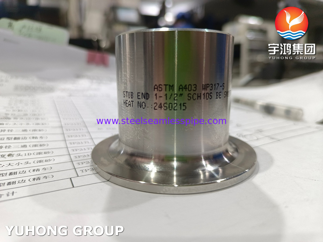 ASTM A403 WP317-S لوازم فولاد ضد زنگ برای مقاومت در برابر خوردگی و دمای بالا