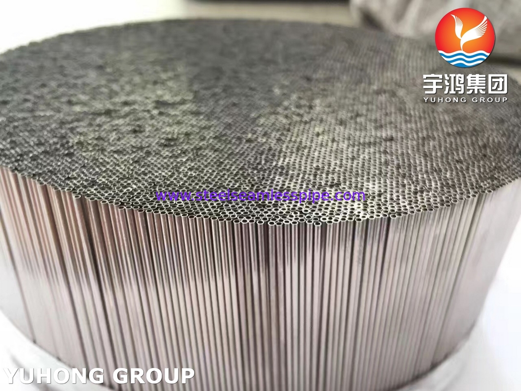 SUS304 SUS316L ، لوله های سرکه ای فولاد ضد زنگ با دقت بالا برای سنسورها و ابزارها