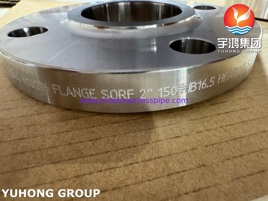 ASTM B564 UNS N10276 فلز آلیاژ نیکل Slip On Flange / Hastelloy C276 SORF فلز