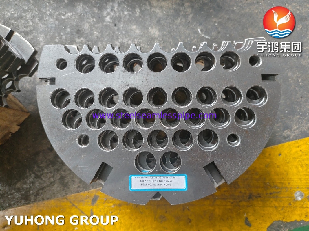 ASME SA516 درجه 70 فلز کربن فلز برای مبادلات گرما NACE MR0175 سازگار