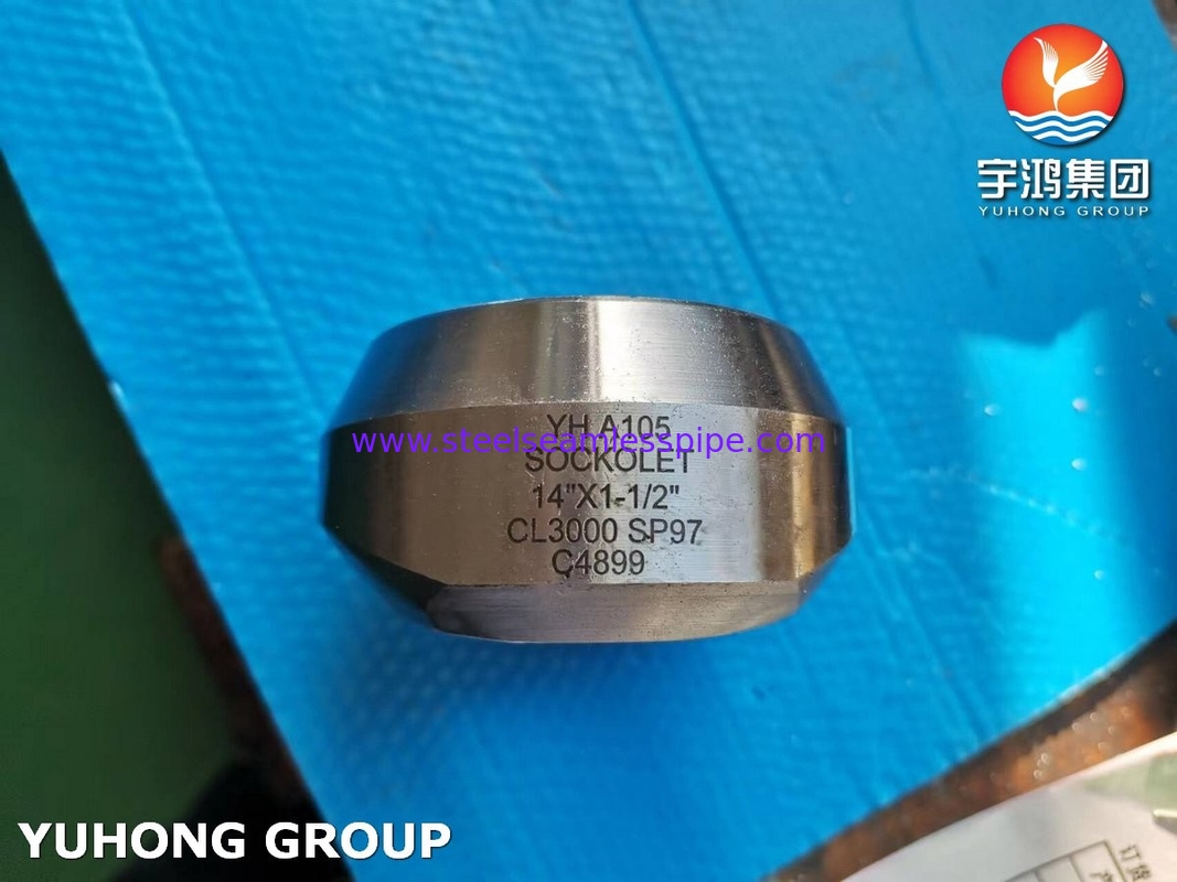 ASTM A105 فولاد کربن مناسب MSS-SP- 97 Sockolet برای نفت و گاز