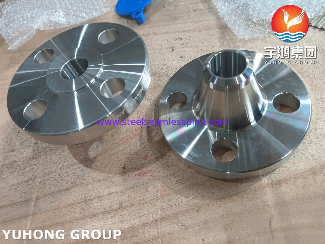 ASTM B564 UNS N04400 / Monel 400 فلنج گردن جوش ASME B16.5 WNRF