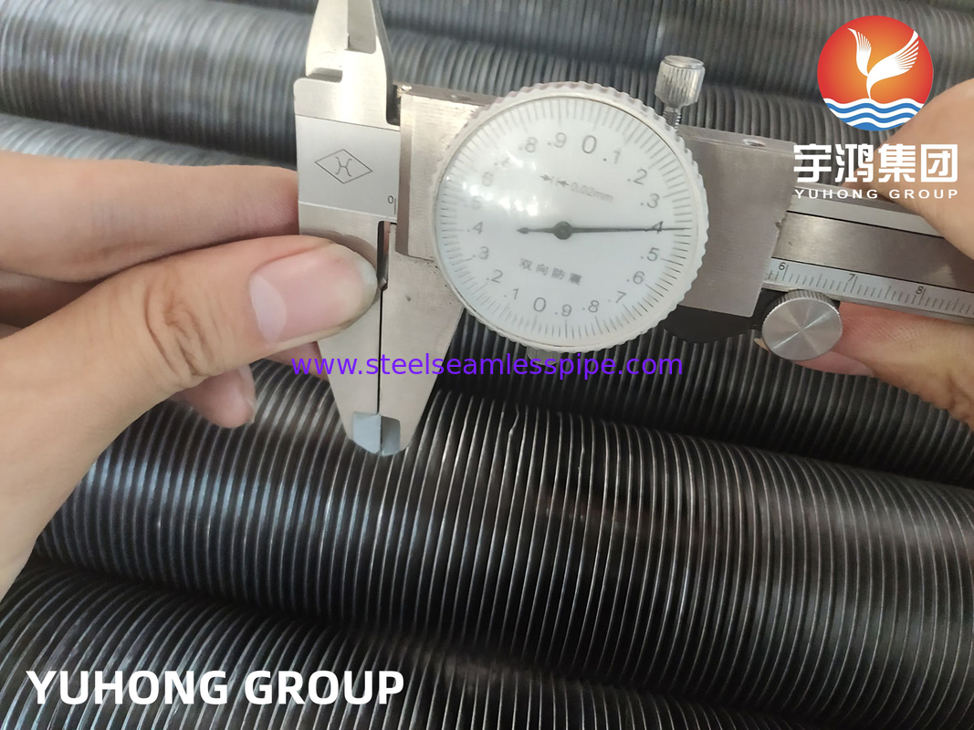 ASME SA179 Fin Tube Embedded Type with A1060 Aluminum Fins Pull Test Pass (نوع لوله های بالدار با بالدارهای آلومینیومی A1060) آزمون کشیدن را به خوبی انجام می دهد