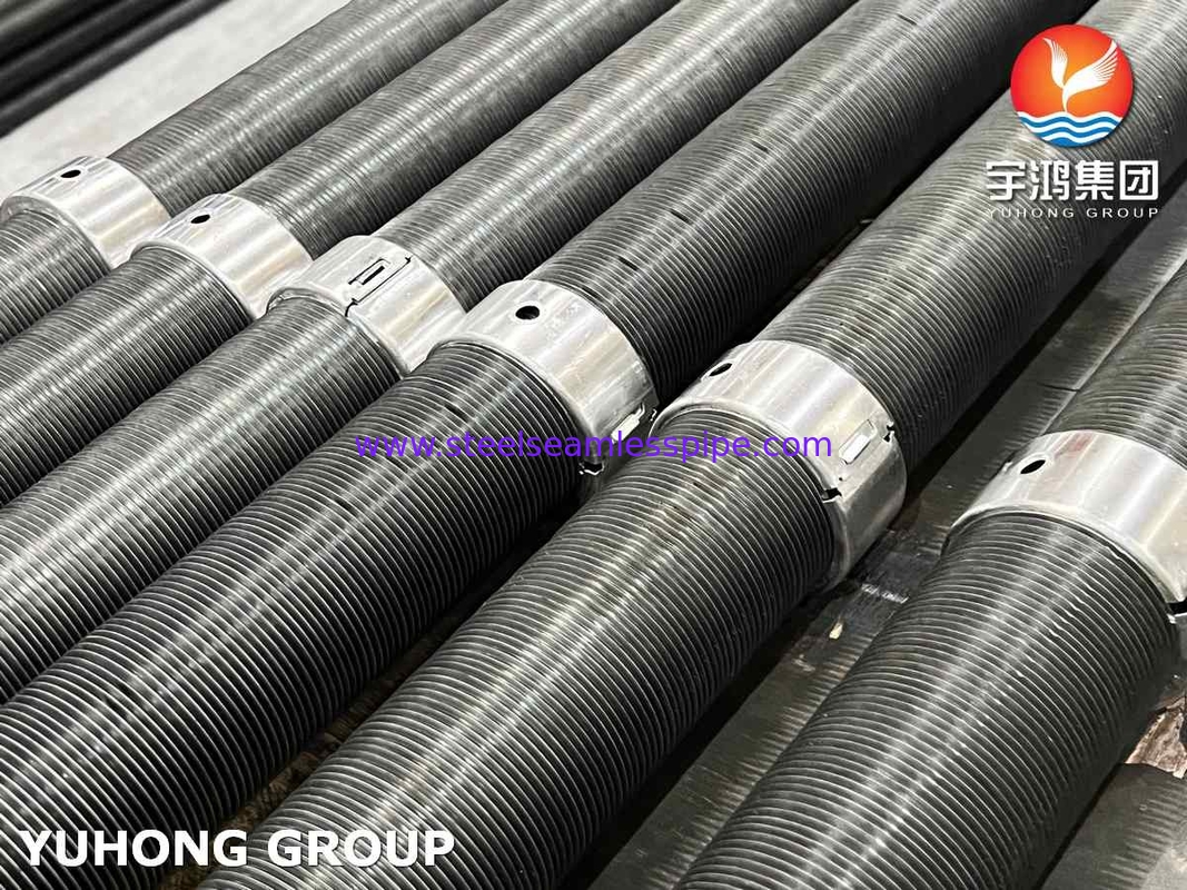 ASTM A179 لوله فلز کربن آلومینیوم نوع G Fin برای برج خنک کننده خشک