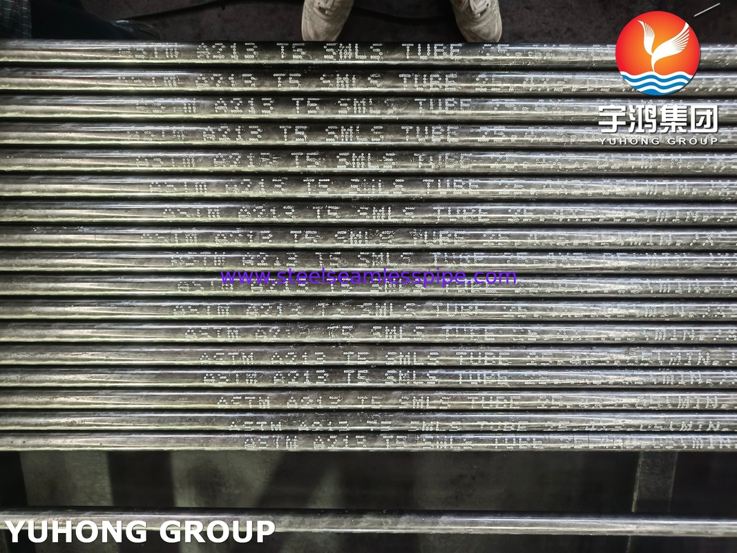 ASTM A213 / ASME SA213 T5 لوله های فولادی آلیاژ برای استفاده در مبادله گرما دیگ