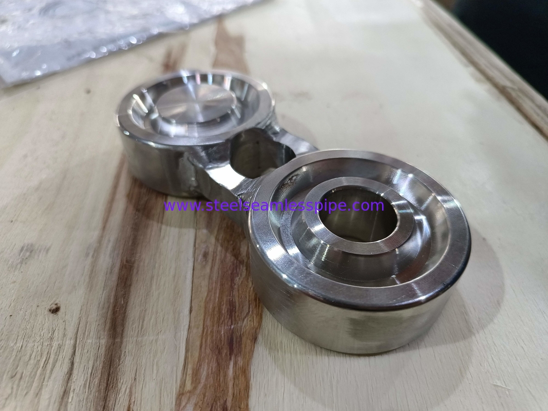 ASTM A182 / ASME SA182 F60 دو قطعه فولاد عینک فلش کور B16.5 B16.47