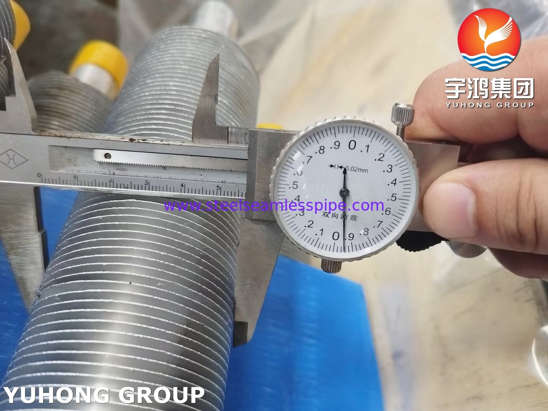 نوع L لوله ی پرنده ای ASME SA249 TP316L با Al1100 برای خنک کننده هوا