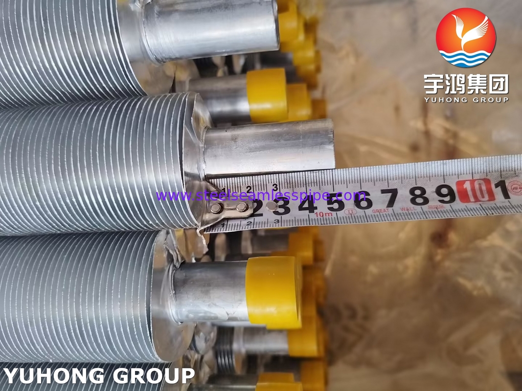 ASME SA249 TP316L لوله حلقه ای با نوار Al1100 برای خنک کننده هوا