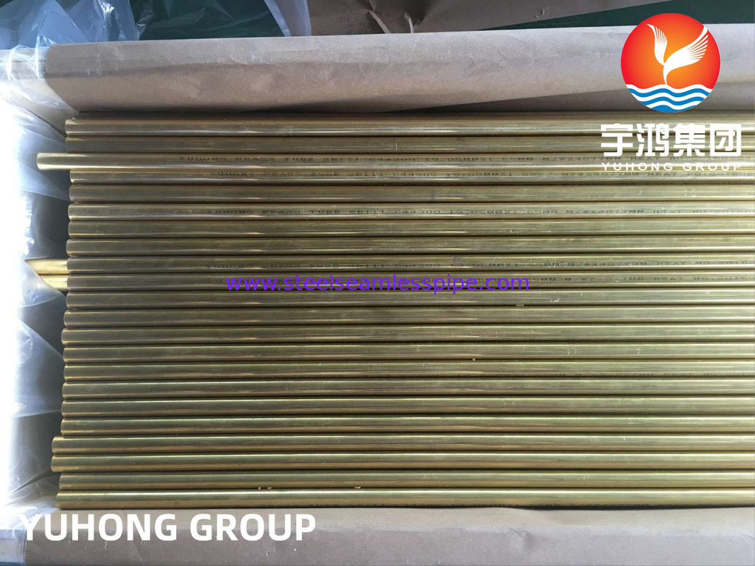 لوله بی سیم آلیاژ مس ASTM B111 C70600,C44300,C71500 تجهیزات آب دریا در ساحل و خارج از ساحل