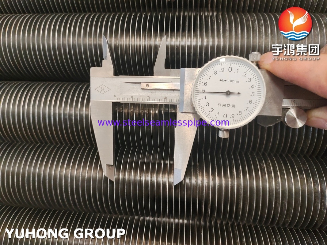 ASME SA179 آلومینیوم 1060 لوله های داخل لوله G-type Fin برای سیستم خنک کننده