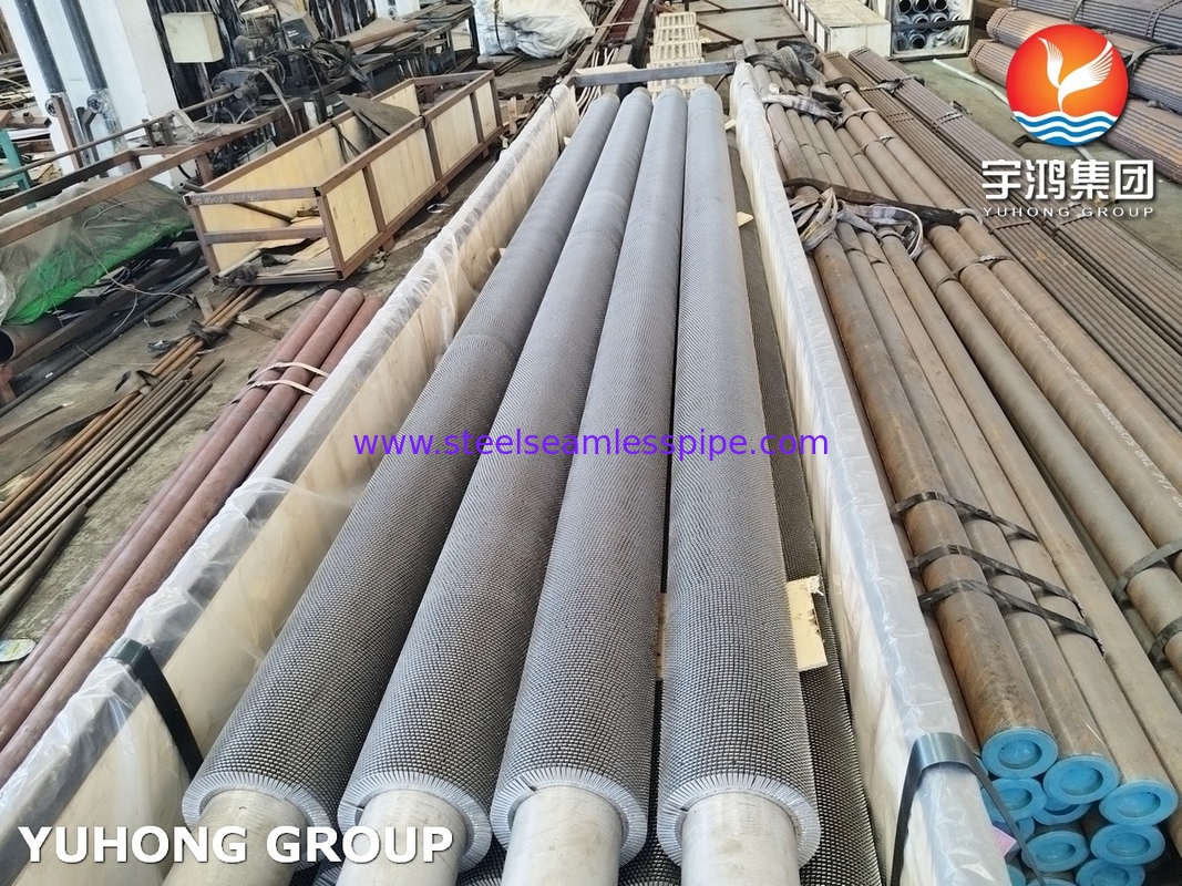 ASTM A312 TP304H لوله بالدار میله دار برای مبادله گرما و خنک سازی راکتور